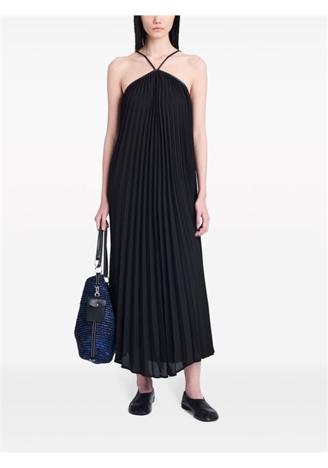 Abito midi celeste in nero - donna PROENZA SCHOULER WHITE LABEL | WL2423432001